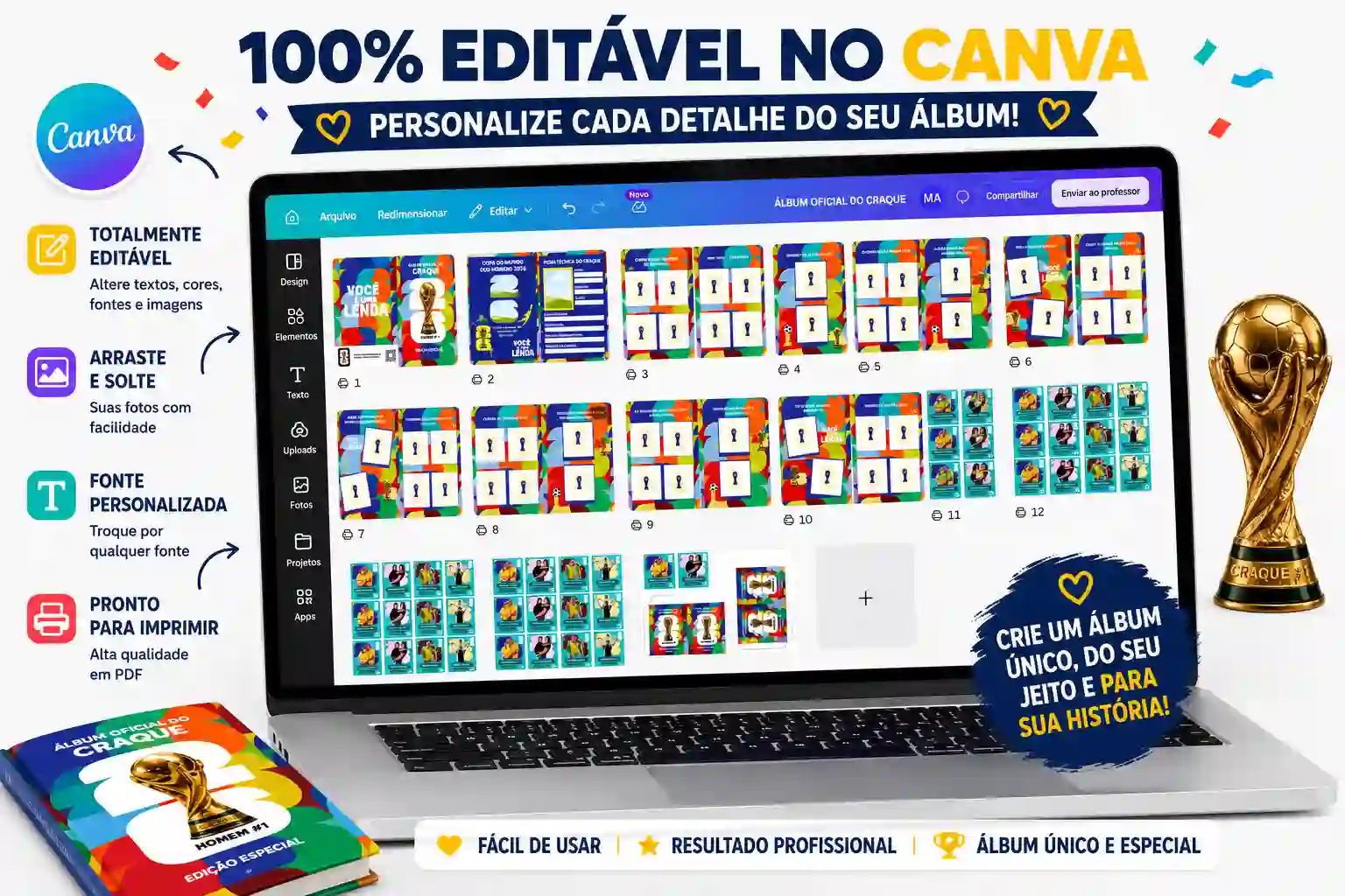 Edição fácil no Canva Grátis